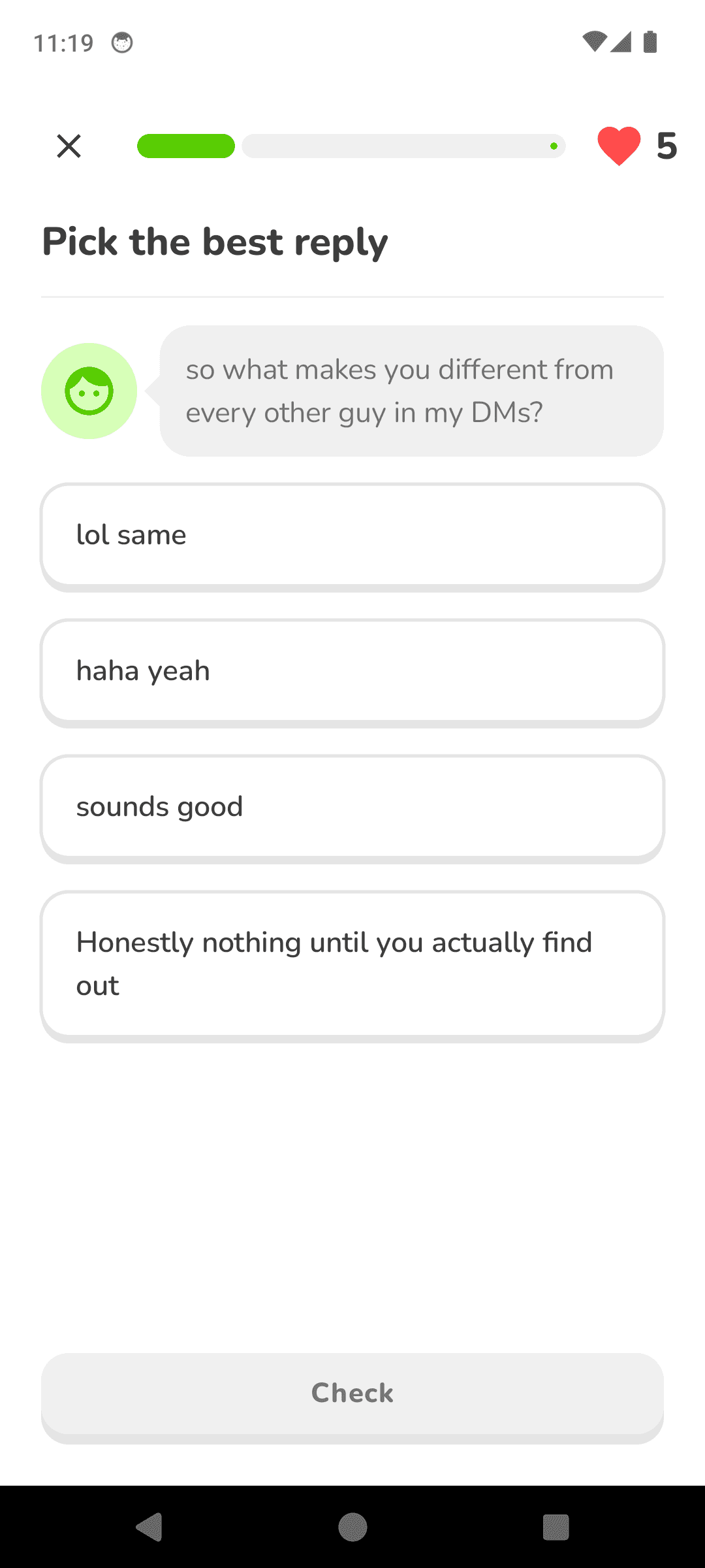 A Learn to Rizz lesson in progress